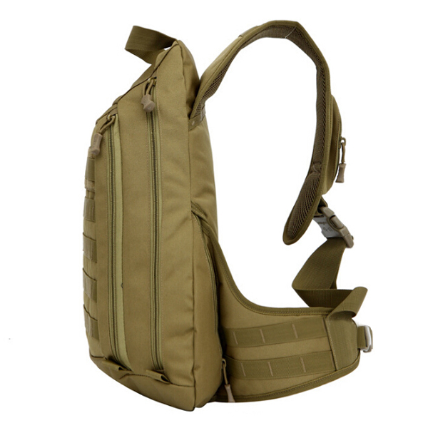 Men's Outdoor Camouflage Bag Large Capacity Chest Bag Messenger—6